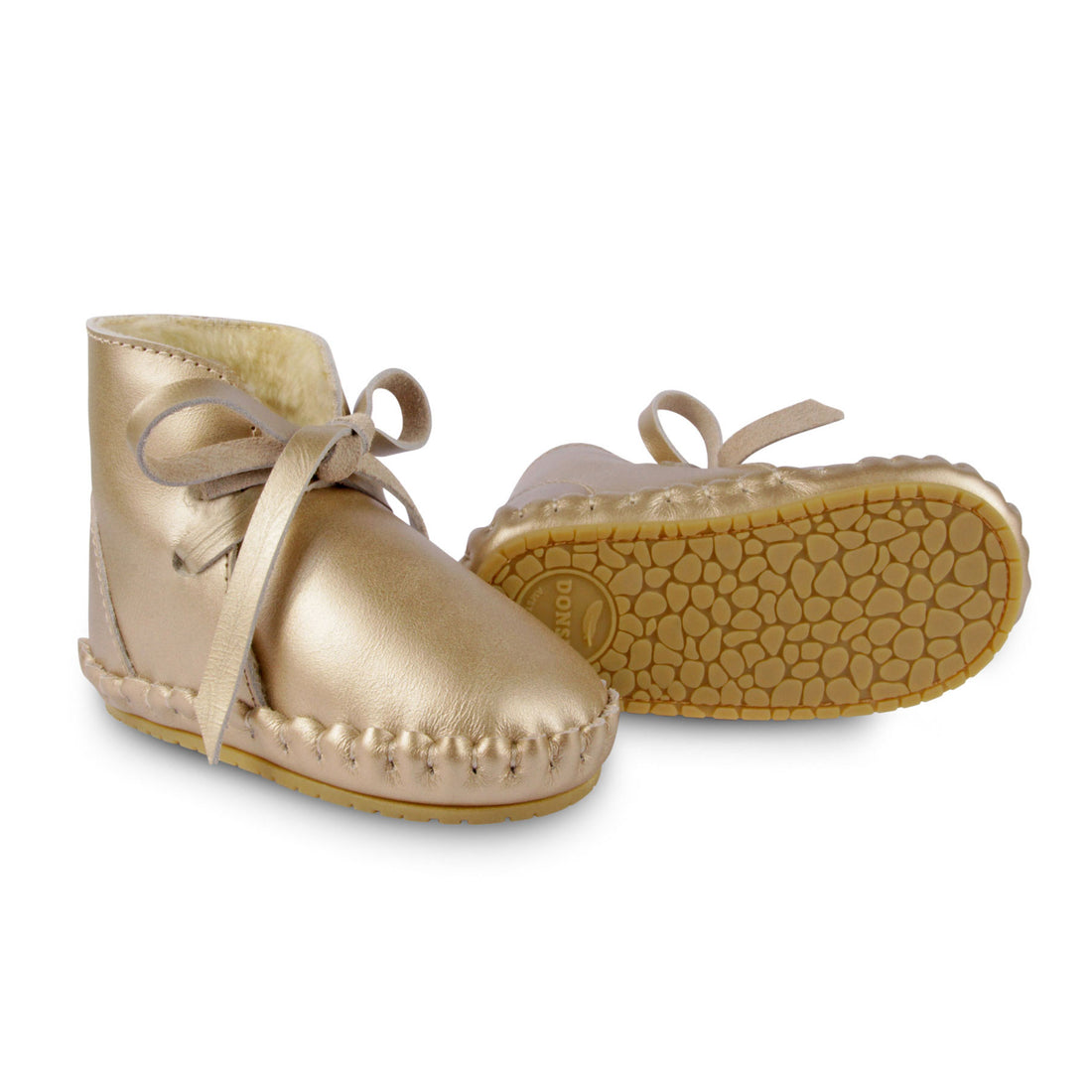 Donsje Champagne Metallic Exclusive Pina Booties