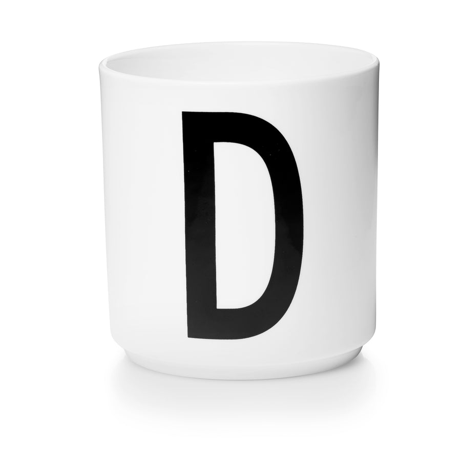 Design Letters Melamine cup A-Z - D