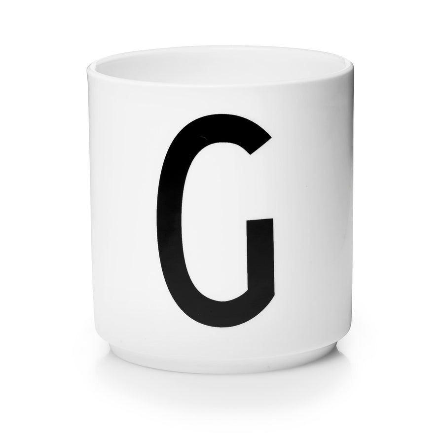 Design Letters Melamine cup A-Z - G
