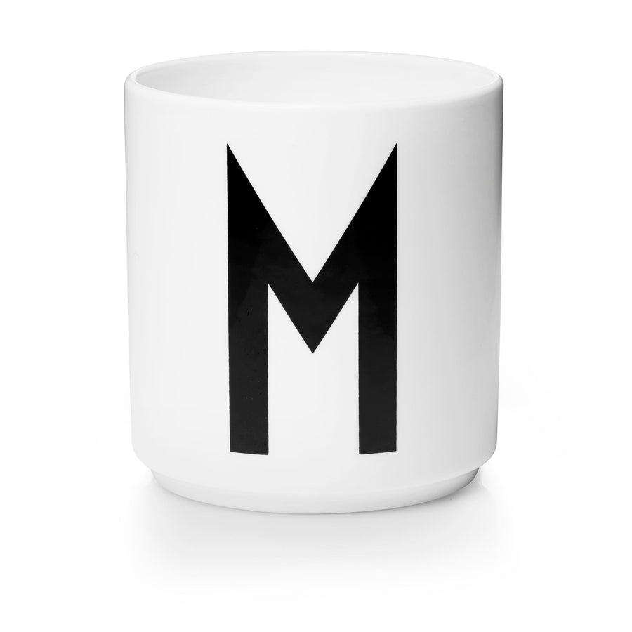 Design Letters Melamine cup A-Z - M