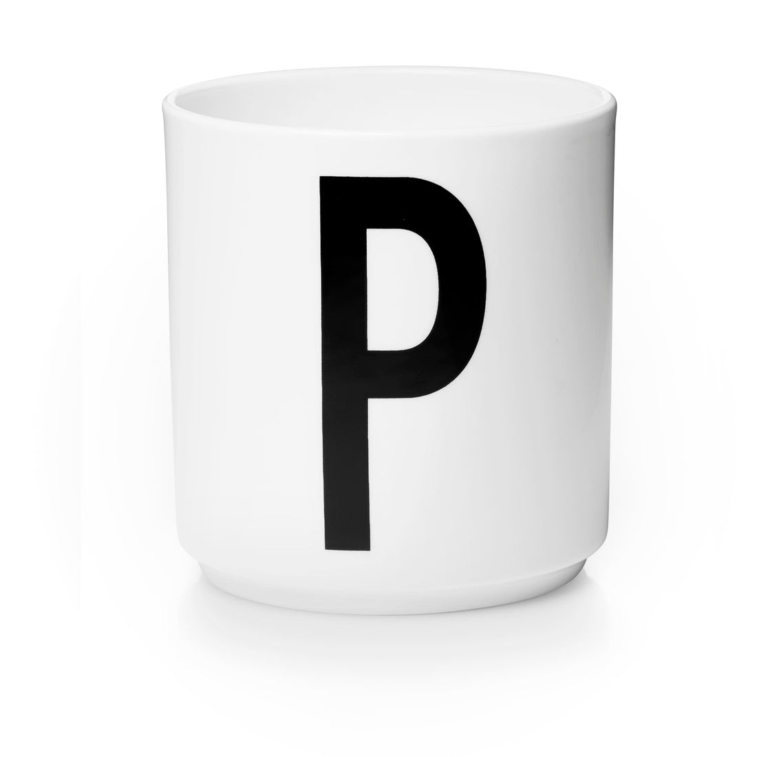 Design Letters Melamine cup A-Z - P
