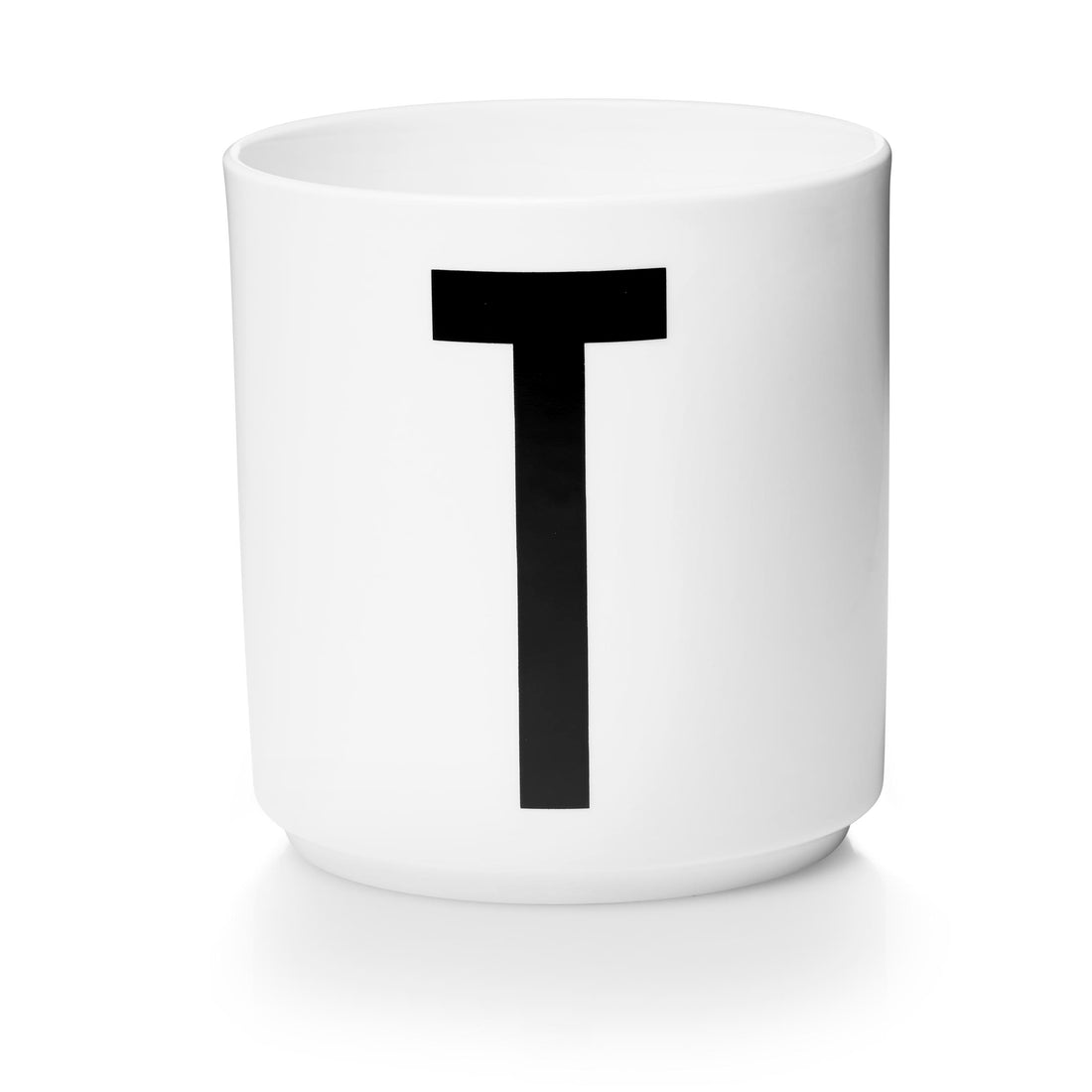 Design Letters Melamine cup A-Z - T