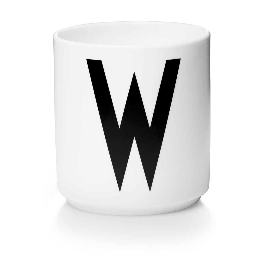 Design Letters Melamine cup A-Z - W