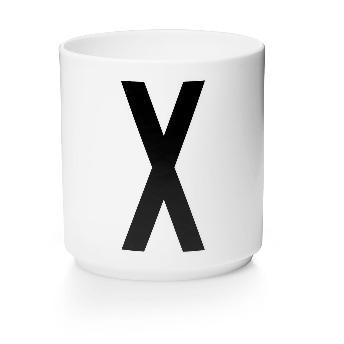 Design Letters Melamine cup A-Z - X