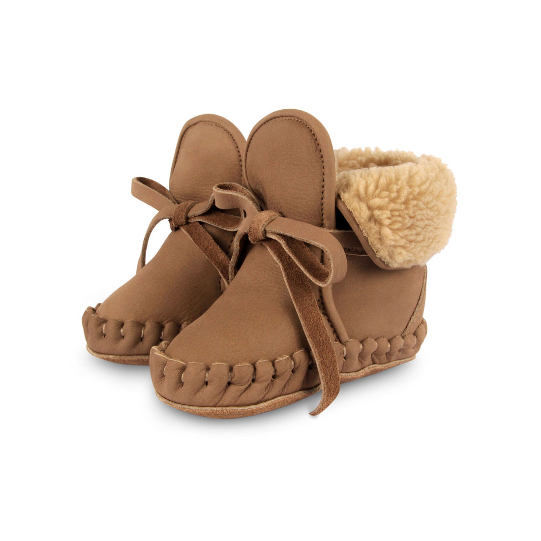Donsje Truffle Nubuck Jaya Lining Booties