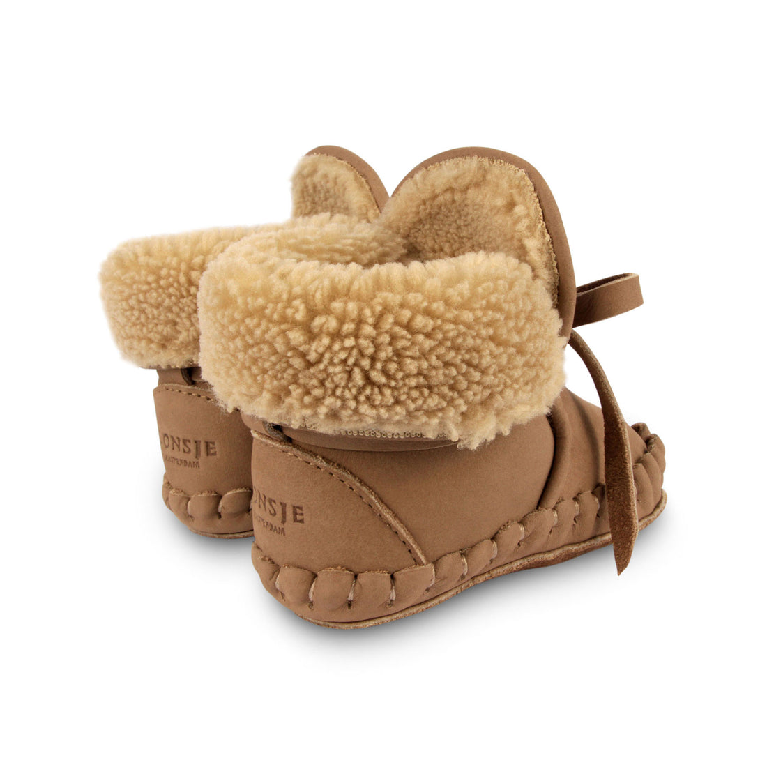 Donsje Truffle Nubuck Jaya Lining Booties