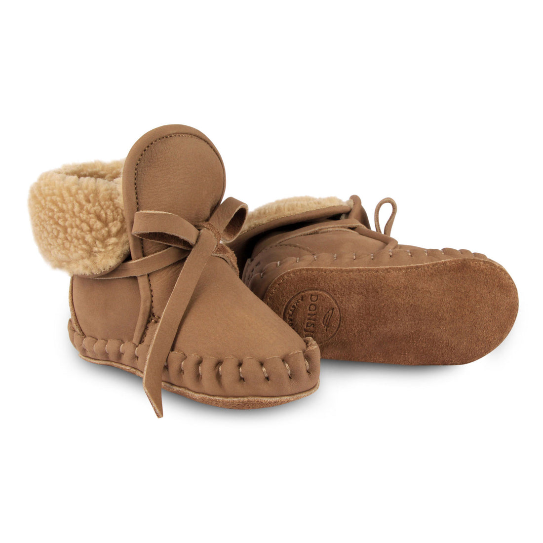 Donsje Truffle Nubuck Jaya Lining Booties