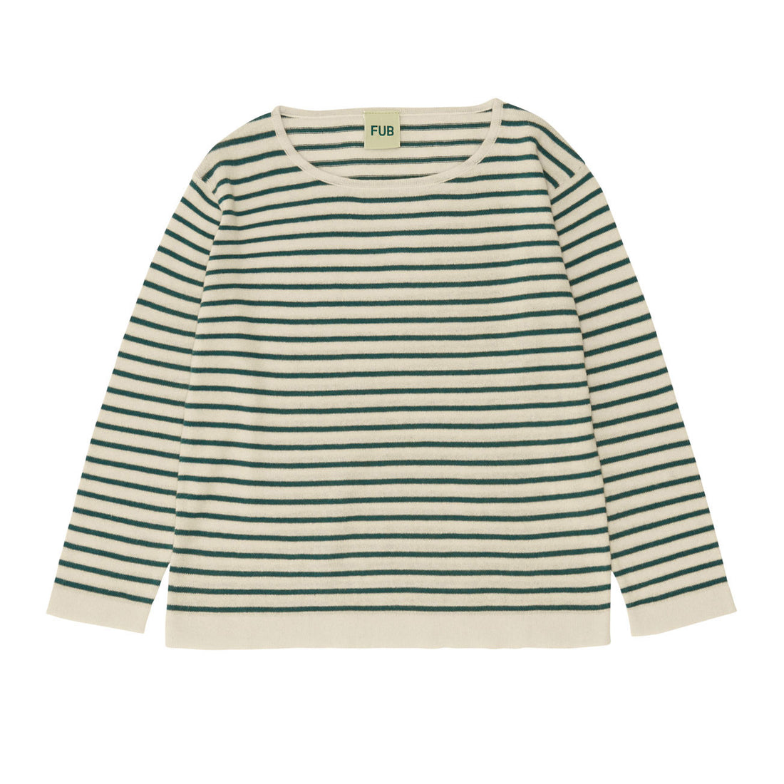 Fub Ecru/Deep Green Blouse