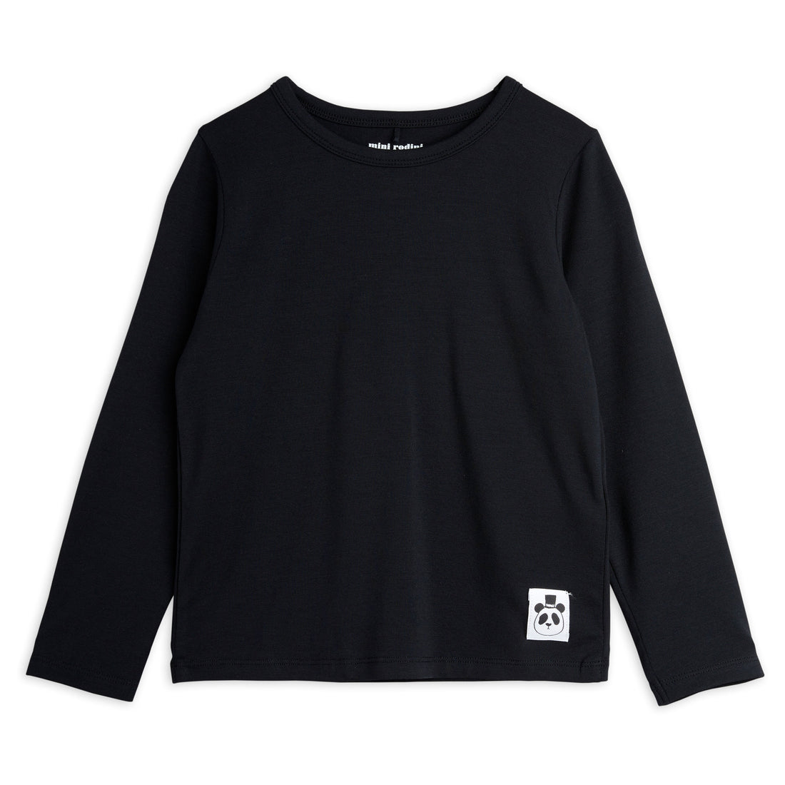 Mini Rodini Black Basic Tee Tencel