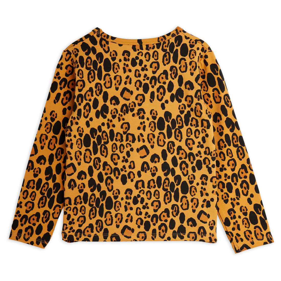 Mini Rodini Beige Basic Leopard Tee Tencel