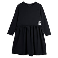 Mini Rodini Black Basic Ls Dress Tencel