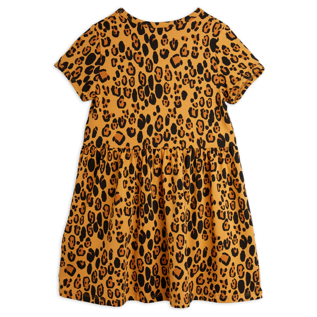 Mini Rodini Beige Basic Leopard Dress Tencel
