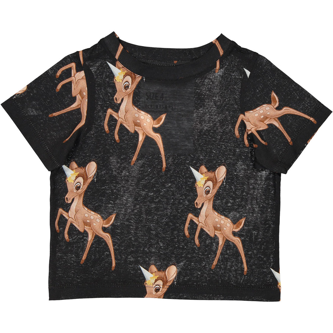Caroline Bosmans Black Deer Unicorn Tee
