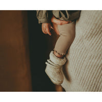 Donsje Off White Curly Faux Fur Larisso Booties