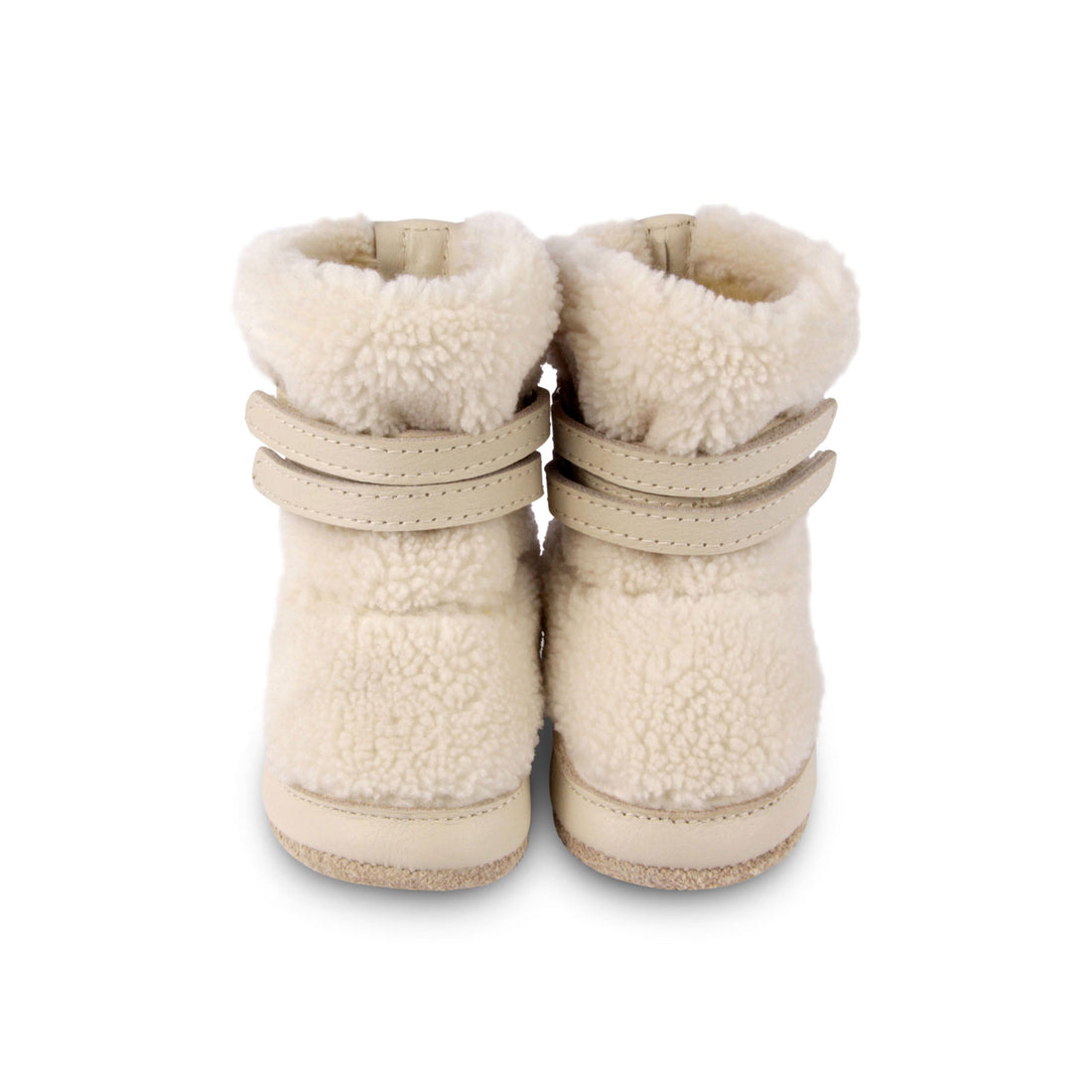 Donsje Off White Curly Faux Fur Larisso Booties