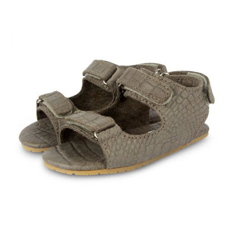 Donsje Stone Croco Leather Mado Exclusive Baby Sandals
