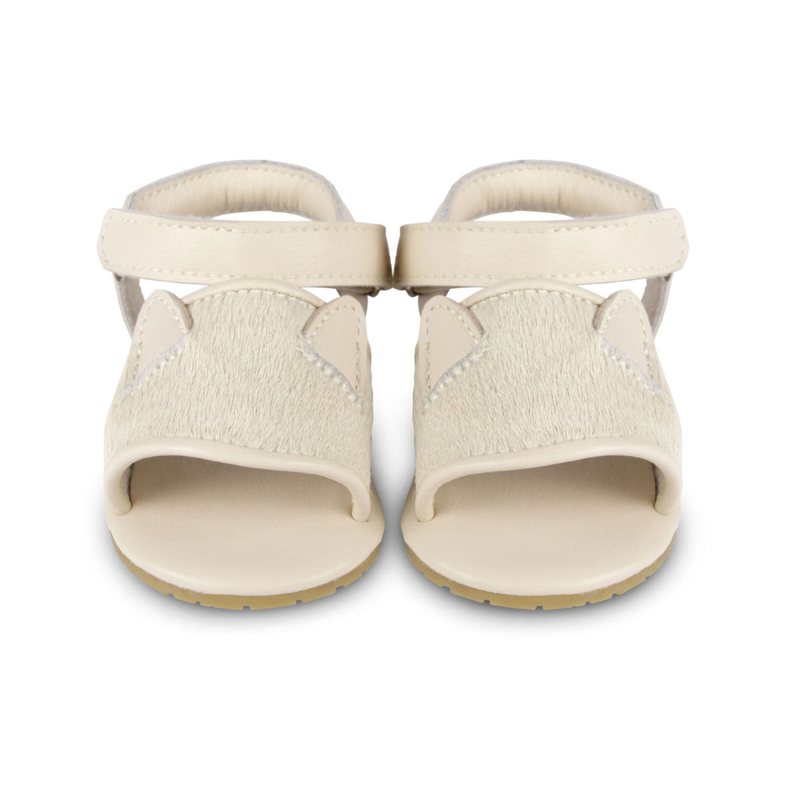 Donsje  Cream Leather Cat Alina Baby Sandal