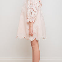 Petite Amalie Linen Cut Out Dress