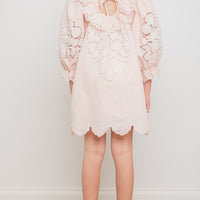 Petite Amalie Linen Cut Out Dress