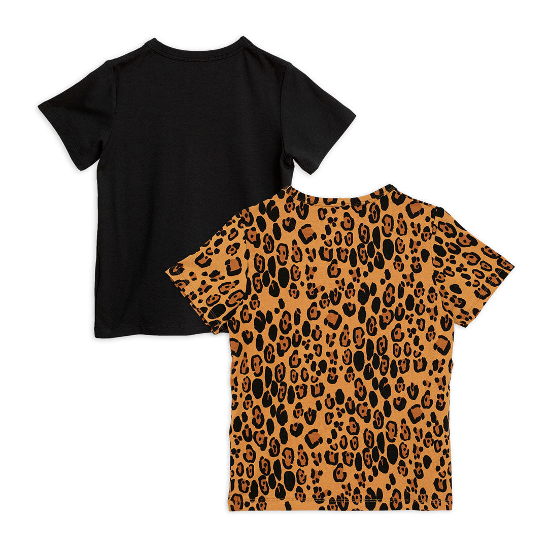 Mini Rodini Multi Basic Leopard Tee 2-Pack