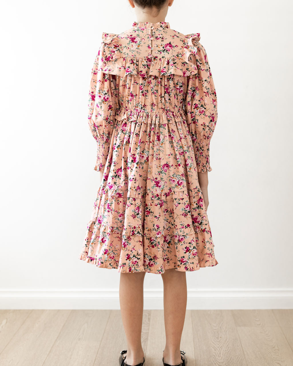 Petite Amalie Pink Print Stephanie Dress