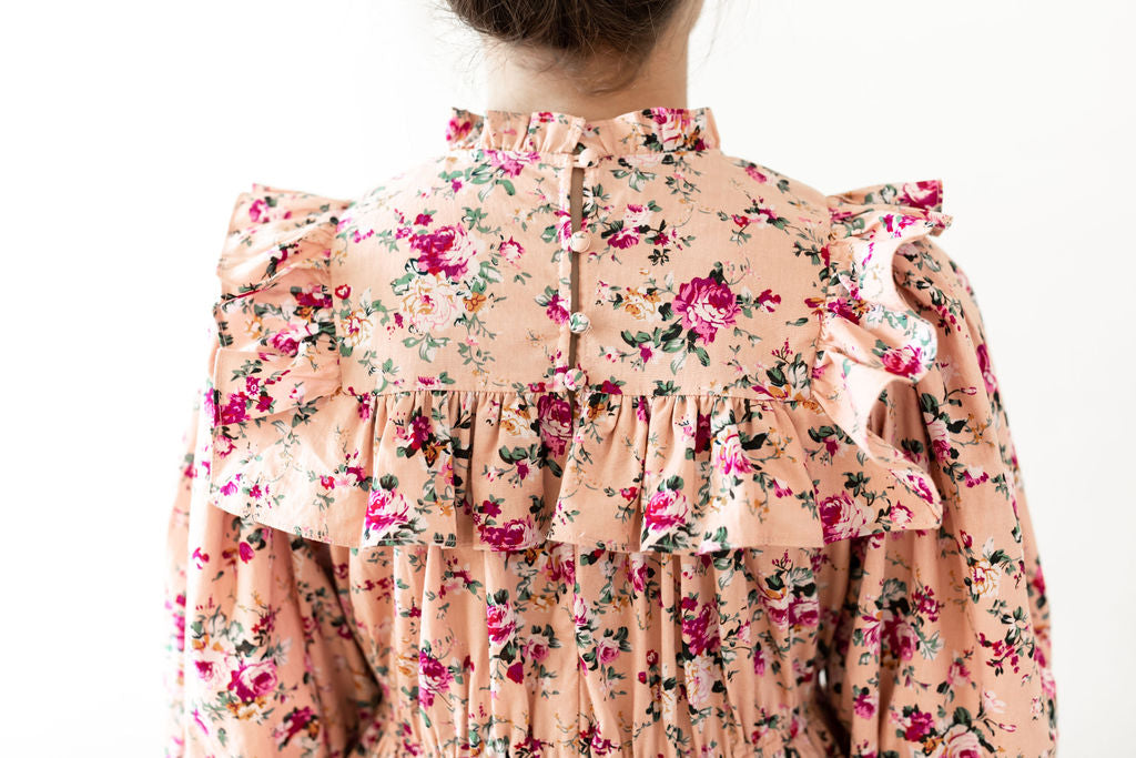 Petite Amalie Pink Print Stephanie Dress