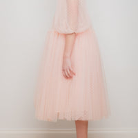 Petite Amalie Dotty Tulle Gown