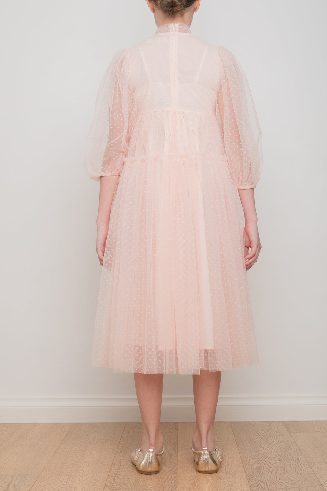 Petite Amalie Dotty Tulle Gown