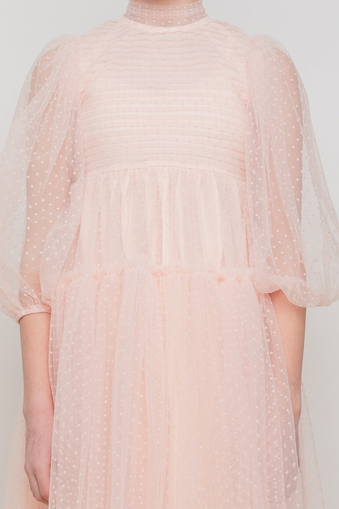 Petite Amalie Dotty Tulle Gown