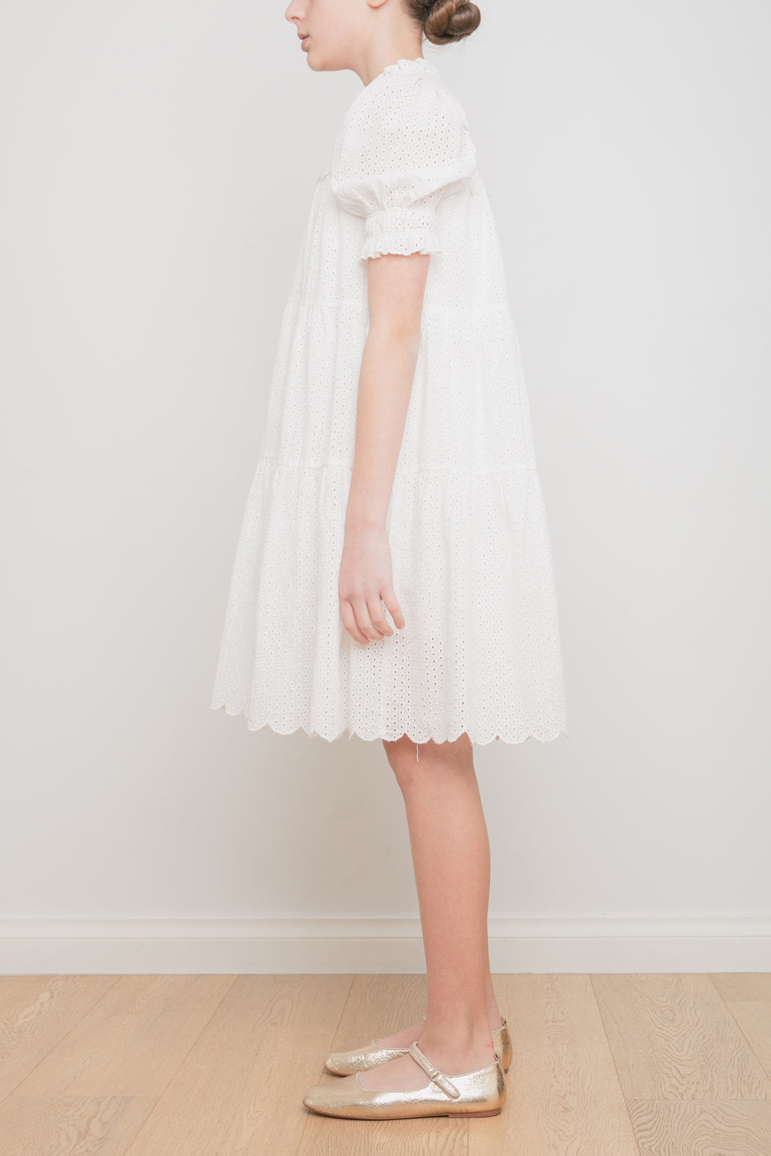 Petite Amalie Eyelet Swing Dress