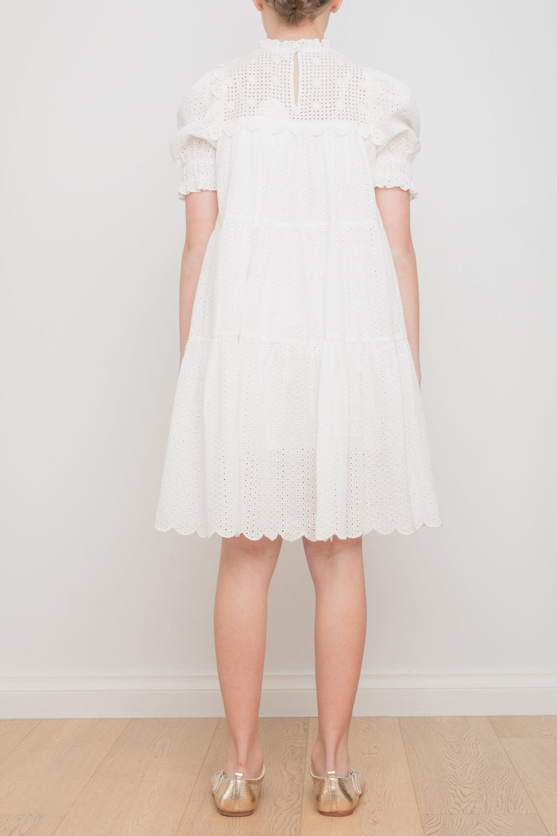Petite Amalie Eyelet Swing Dress