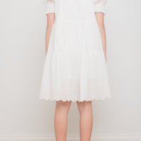 Petite Amalie Eyelet Swing Dress