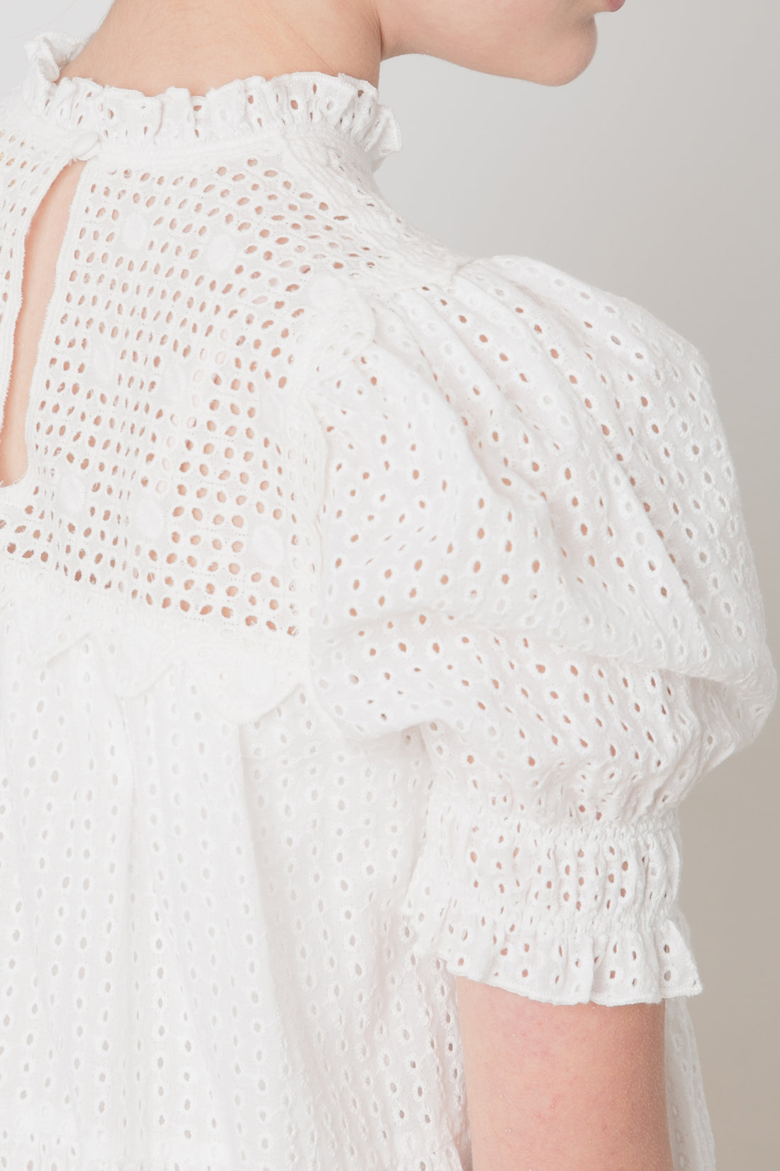 Petite Amalie Eyelet Swing Dress