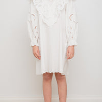 Petite Amalie Linen Lacework Dress