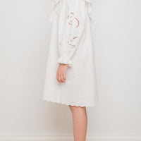 Petite Amalie Linen Lacework Dress
