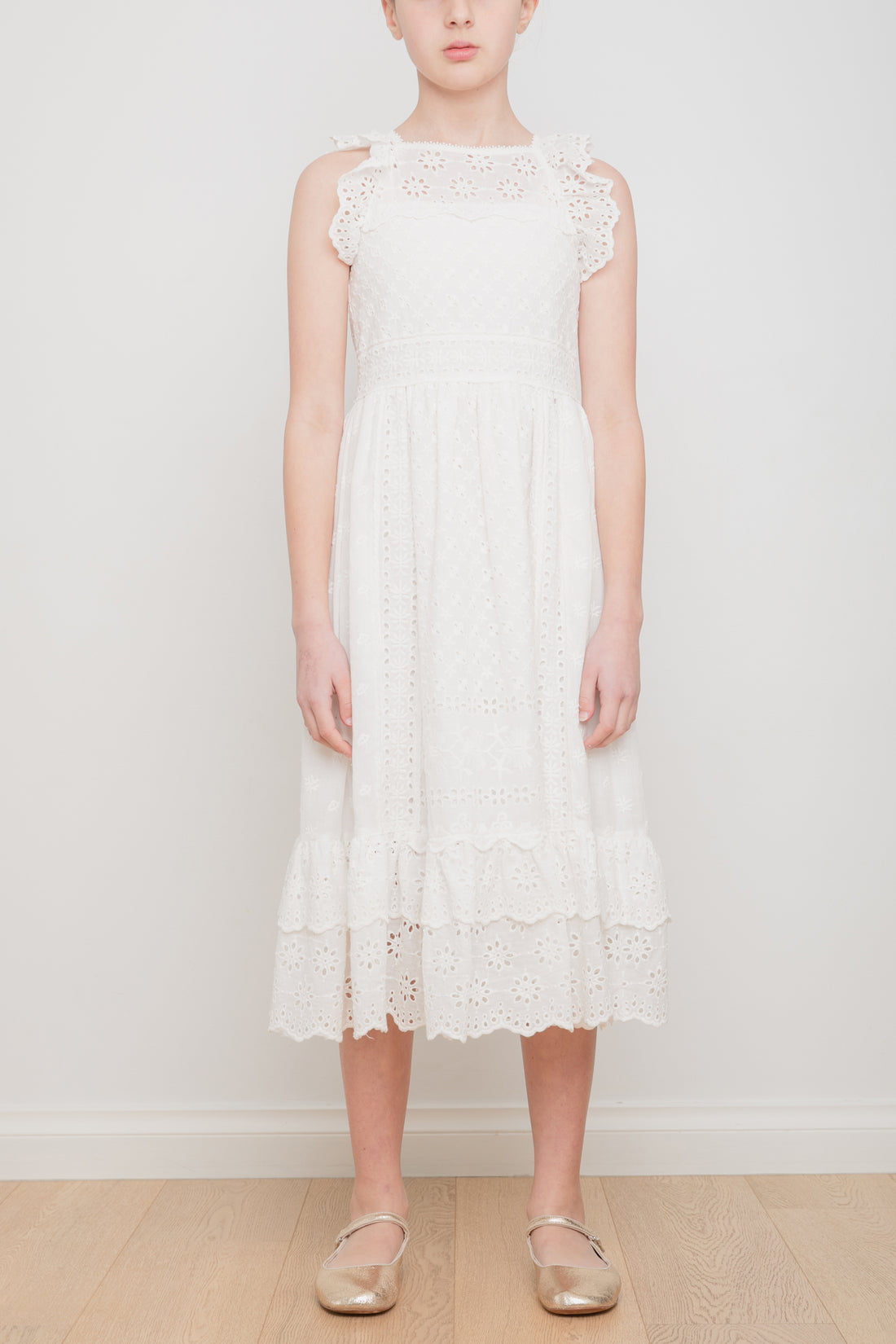 Petite Amalie Lucy Broderie Dress