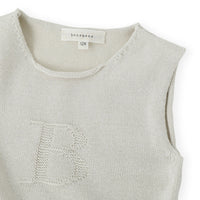 Bene Bene Light Beige Intarsia Vest