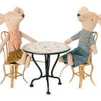 Maileg Vintage Tea Table, Micro - Anthracite