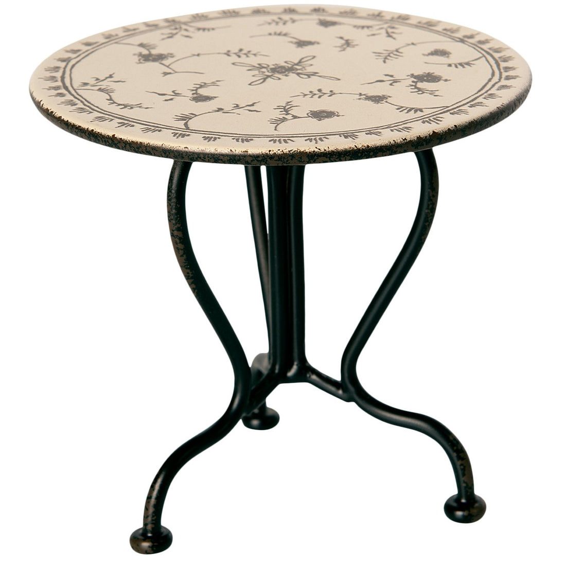 Maileg Vintage Tea Table, Micro - Anthracite