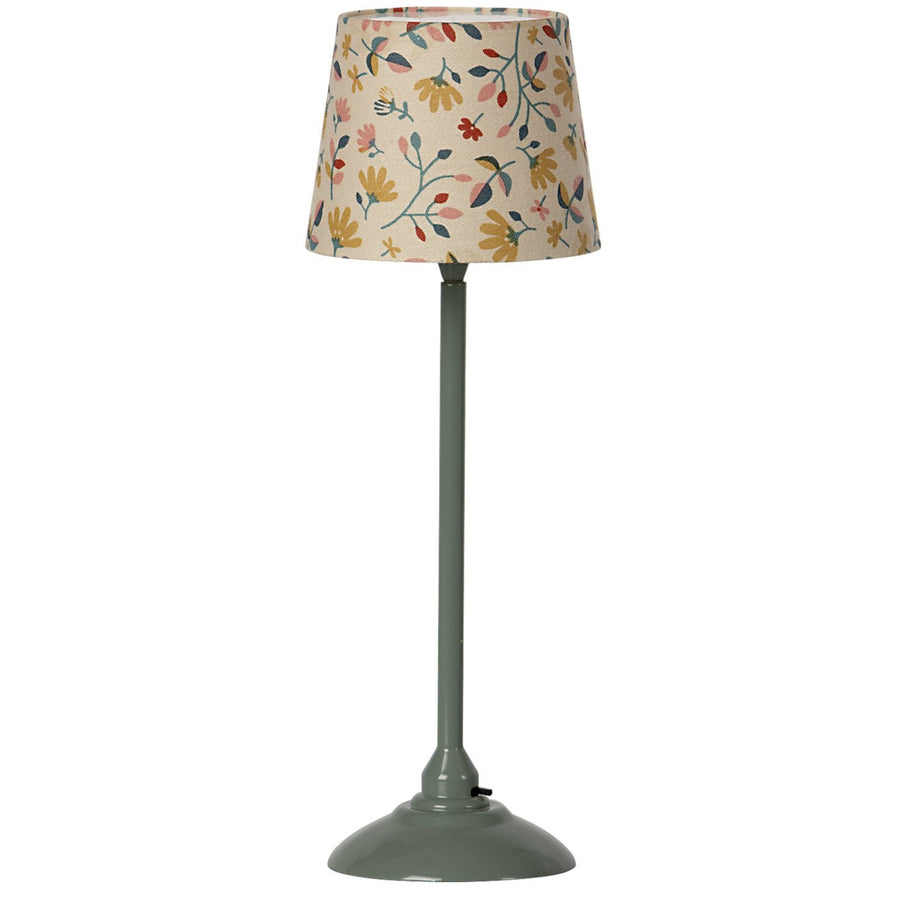 Maileg Miniature Floor Lamp - Dark Mint