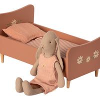 Maileg Wooden Bed, Mini - Rose