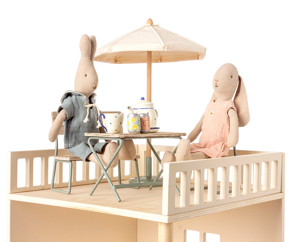Maileg Garden Set, Table With Chair And Bench