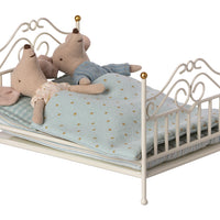 Maileg Vintage Bed, Micro - Off White
