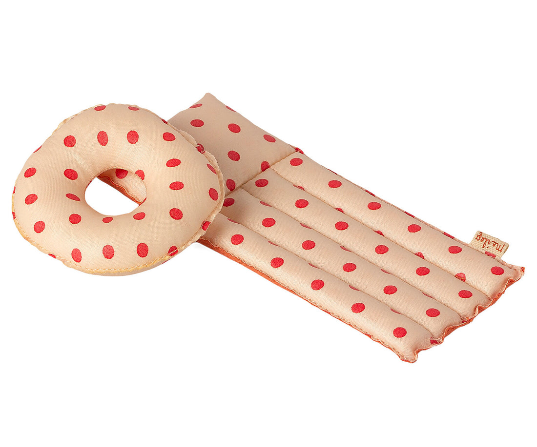 Maileg Air Mattress, Mouse - Red Dot