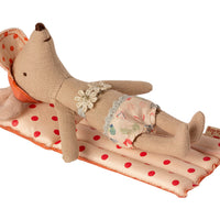 Maileg Air Mattress, Mouse - Red Dot