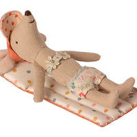 Maileg Air mattress, Mouse - Multi dot