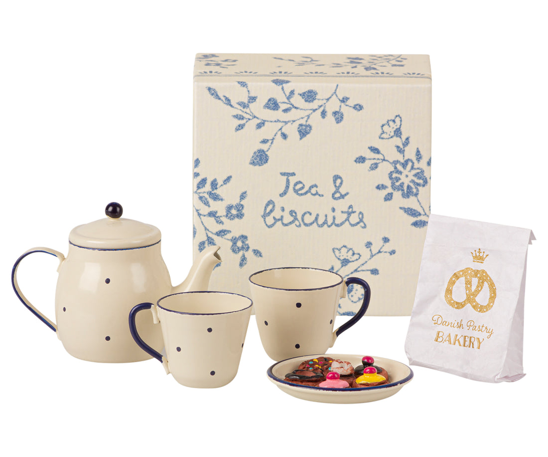 Maileg Tea And Biscuits For Two