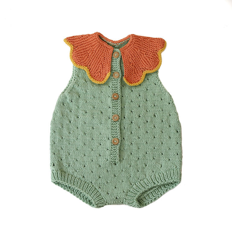 Kalinka Matcha Daisy Romper