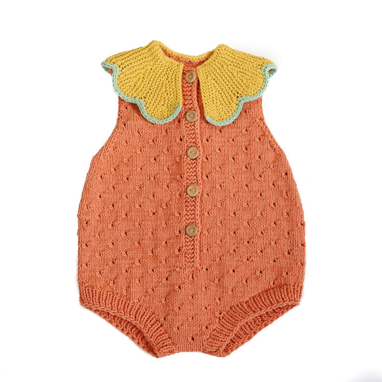 Kalinka Salmon Daisy Romper