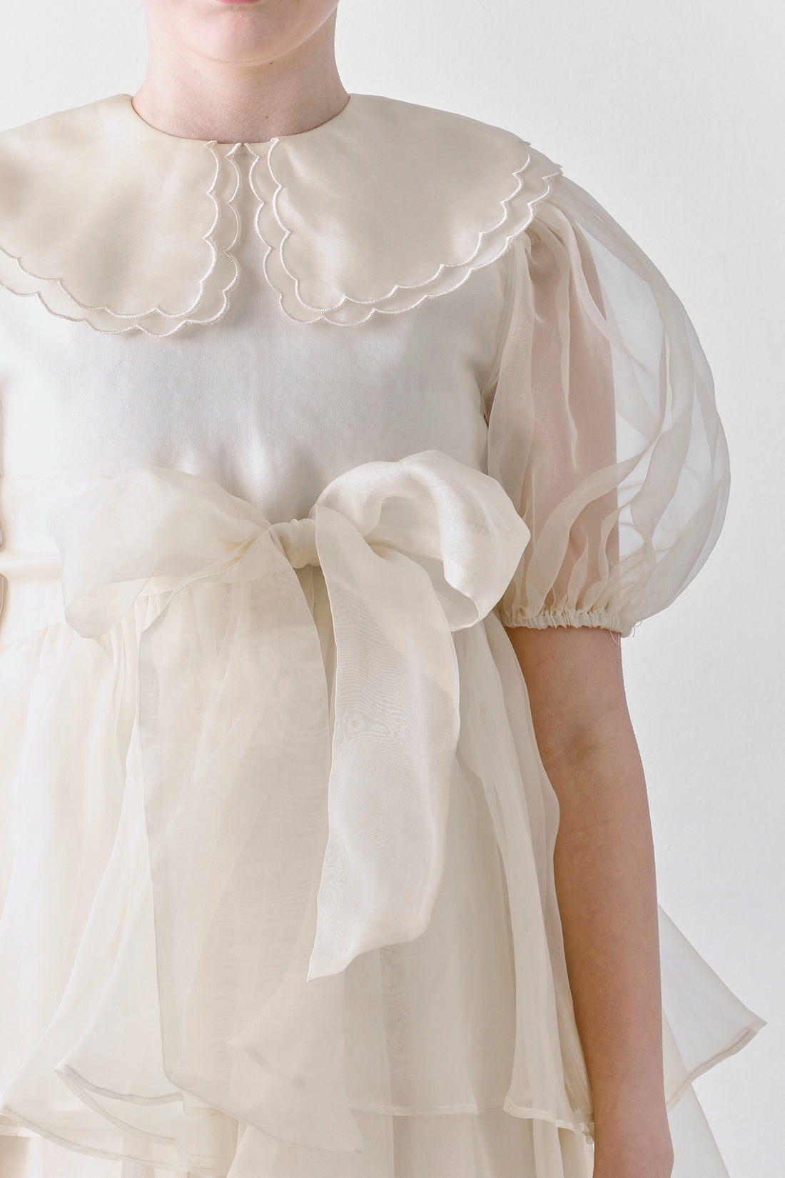 open lace back dress DOLLY by Le Petit Tom